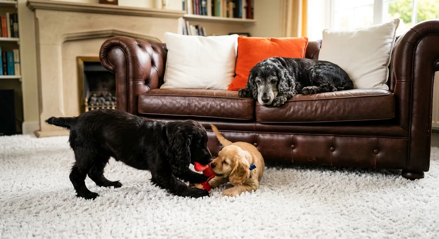 Playful dog