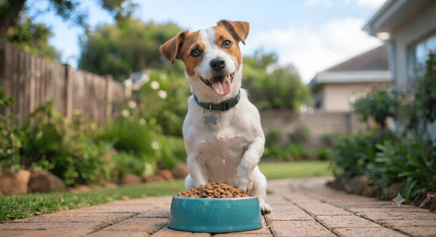 Playful dog