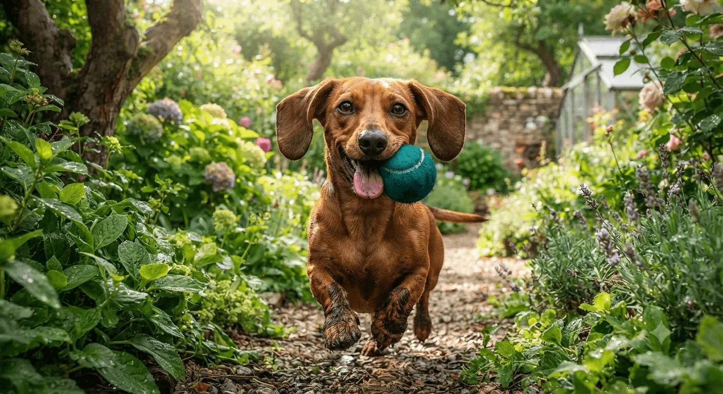 Playful dog