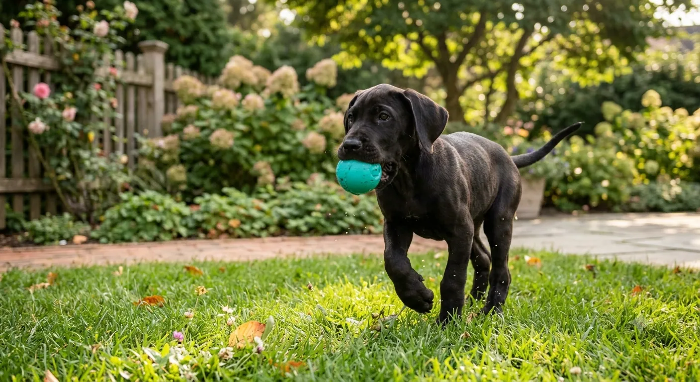 Playful dog