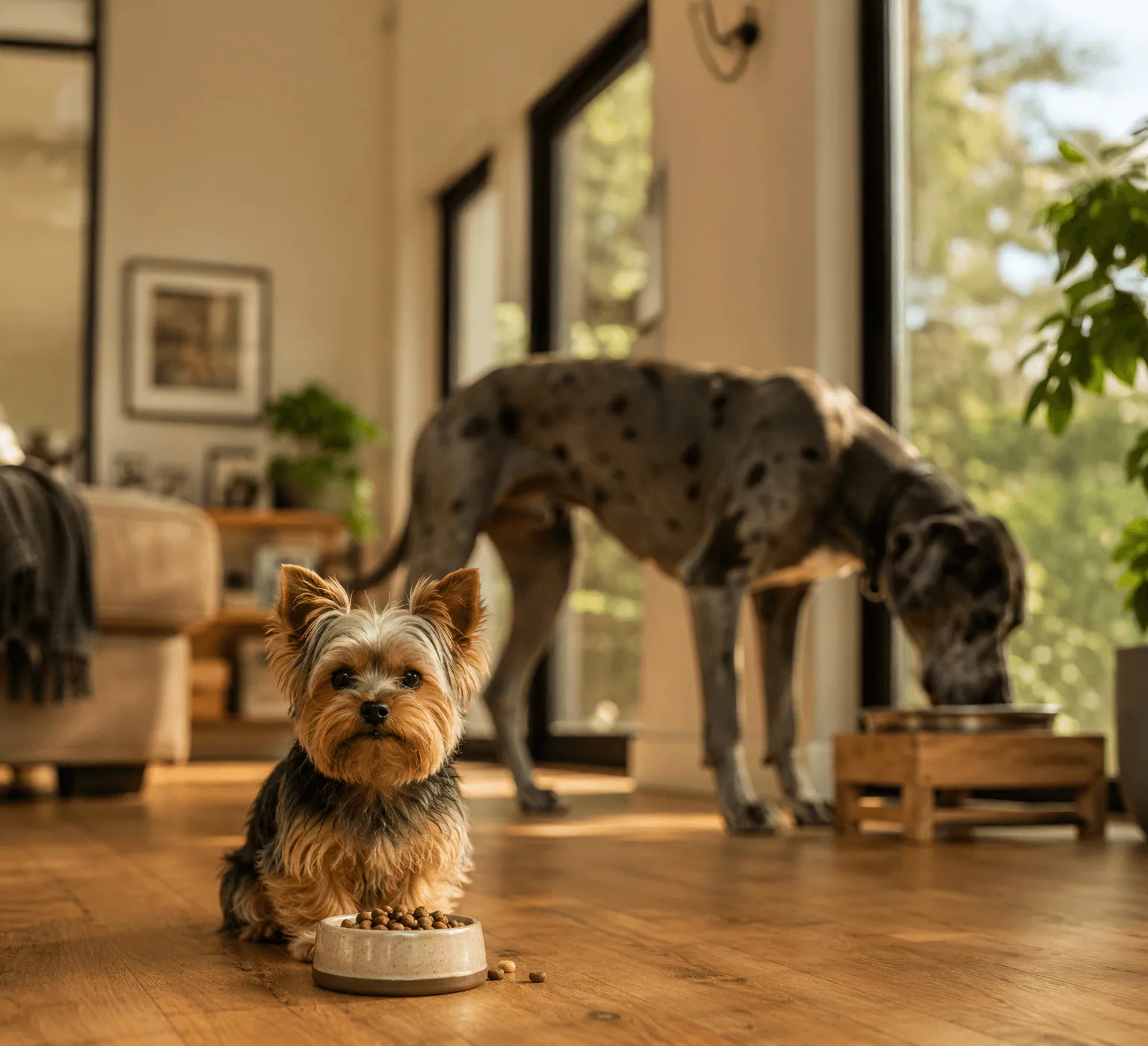 Playful dog